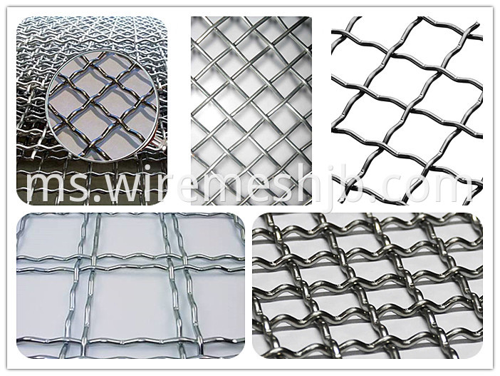 Crimped wire screen